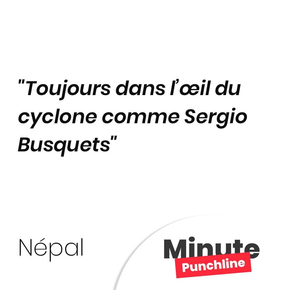 Toujours dans l’œil du cyclone comme Sergio Busquets