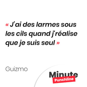 j'ai des larmes sous les cils quand j'réalise que je suis seul