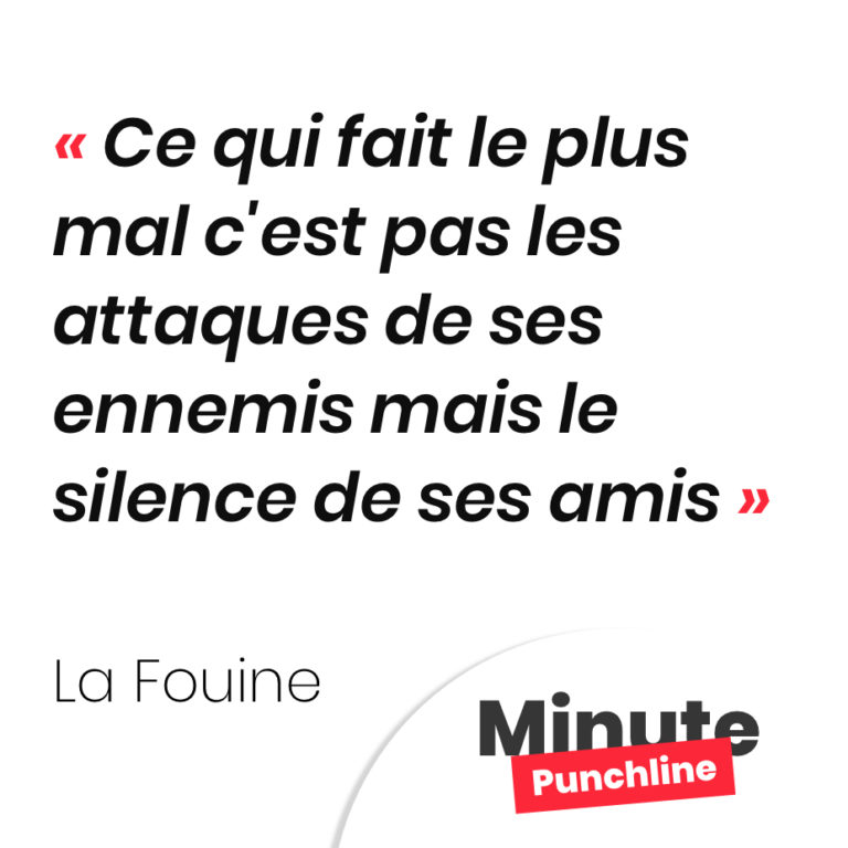 Ce qui fait le plus mal c'est pas les attaques de ses ennemis Mais le silence de ses amis