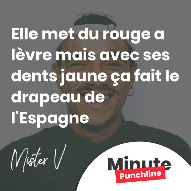 Elle met du rouge a lèvre mais avec ses dents jaune ça fait le drapeau de l'Espagne