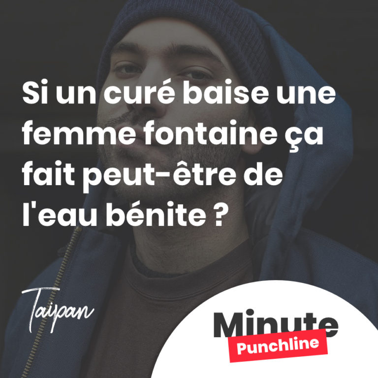 Si un curé baise une femme fontaine ça fait peut-être de l'eau bénite ?