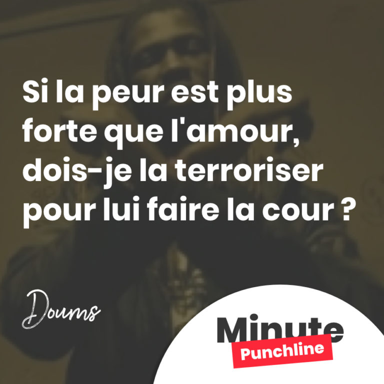 Si la peur est plus forte que l'amour, dois-je la terroriser pour lui faire la cour ?
