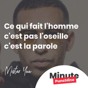 Ce qui fait l'homme c'est pas l'oseille c'est la parole