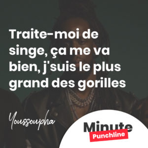 Traite-moi de singe, ça me va bien, j'suis le plus grand des gorilles