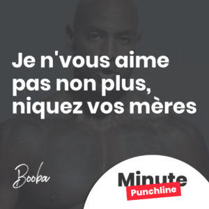 Je n'vous aime pas non plus, niquez vos mères