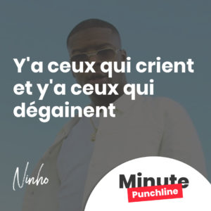 Y'a ceux qui crient et y'a ceux qui dégainent