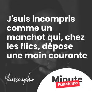 J'suis incompris comme un manchot qui, chez les flics, dépose une main courante