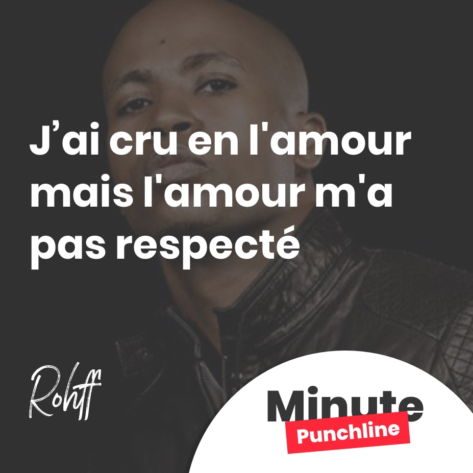 J'ai cru en l'amour mais l'amour m'a pas respecté