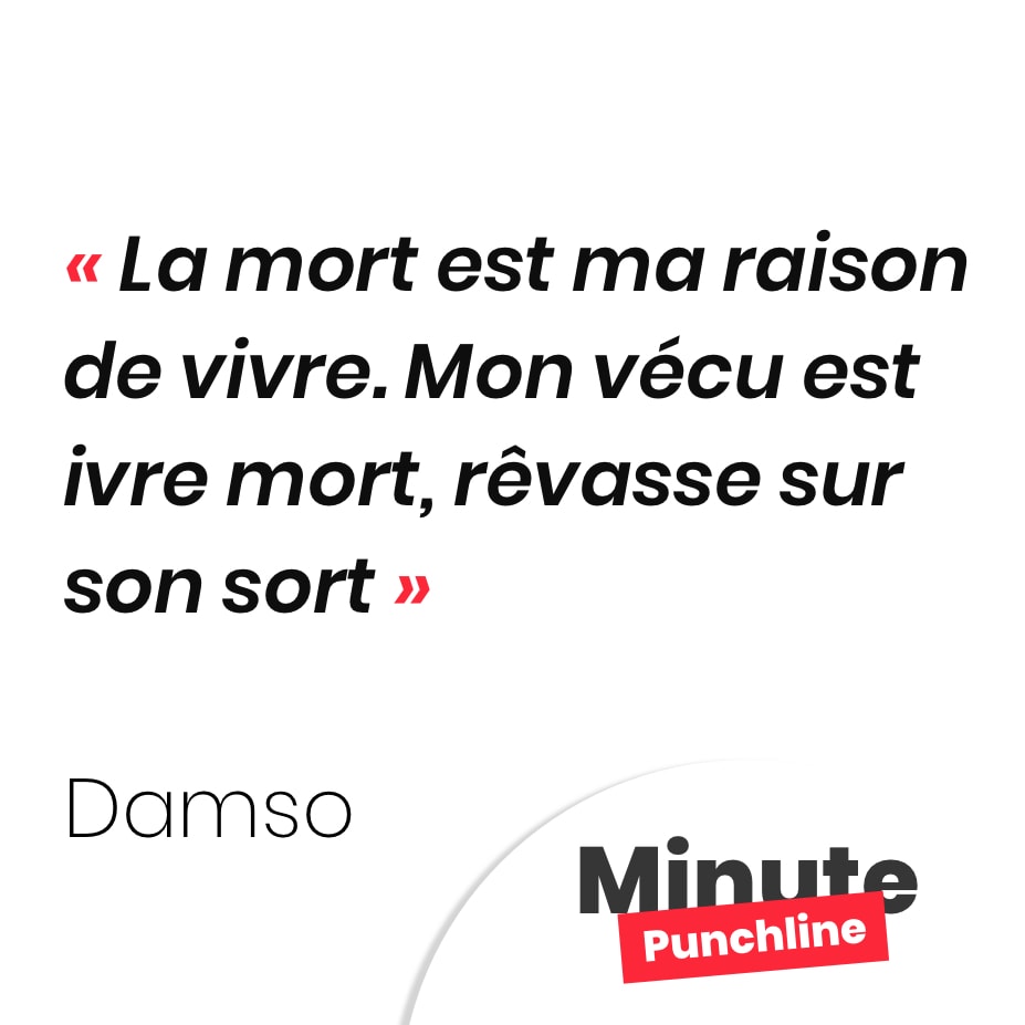 La mort est ma raison de vivre. Mon vécu est ivre mort, rêvasse sur son sort