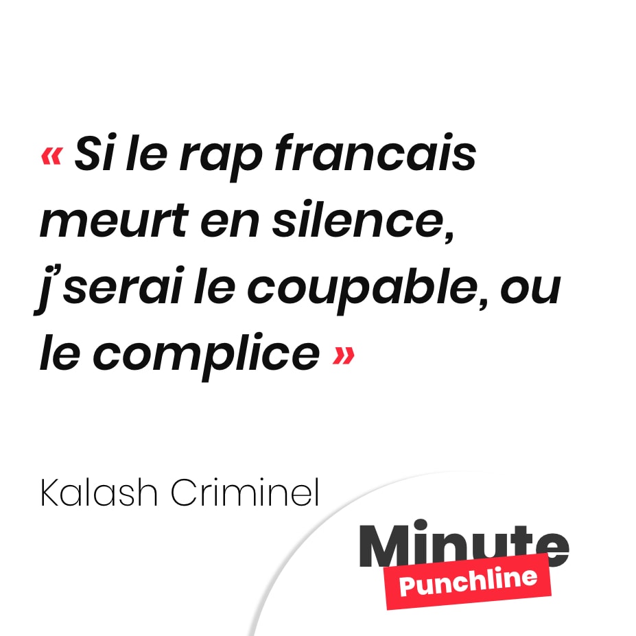 Si le rap francais meurt en silence, j’serai le coupable, ou le complice