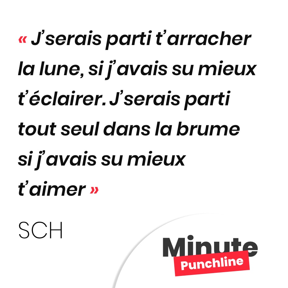 J’serais parti t’arracher la lune, si j’avais su mieux t’éclairer. J’serais parti tout seul dans la brume si j’avais su mieux t’aimer