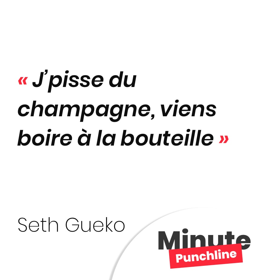 J’pisse du champagne, viens boire à la bouteille