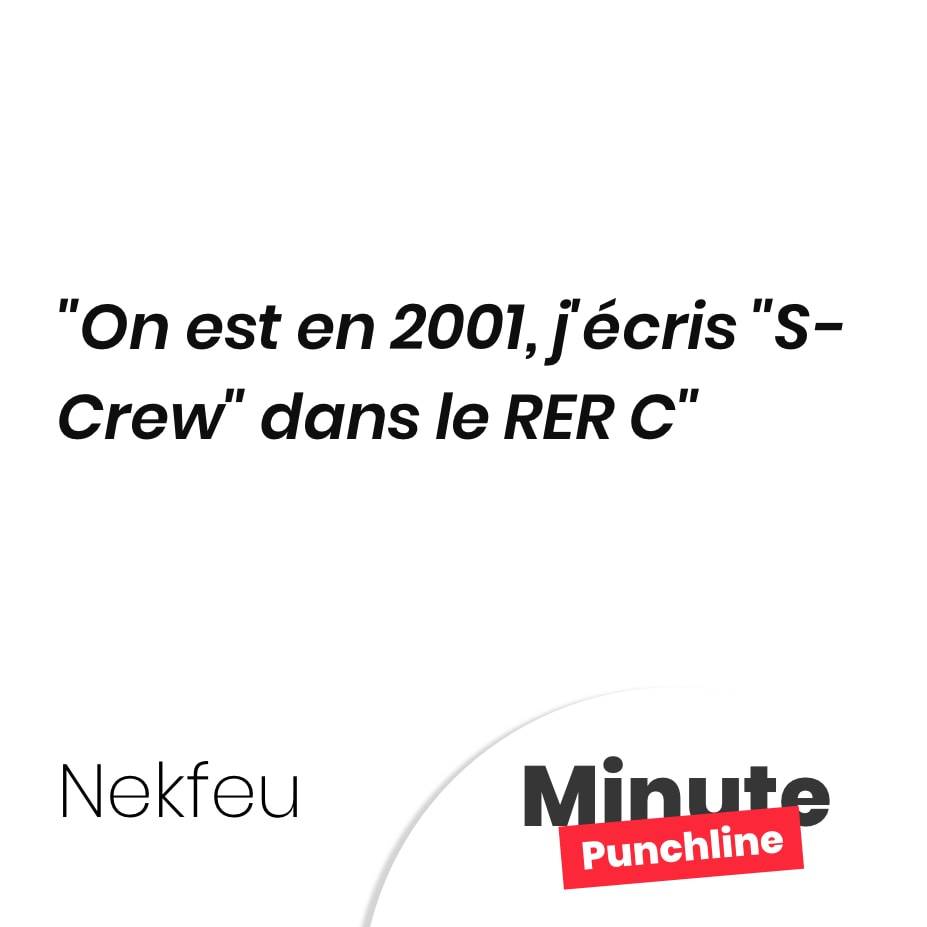 On est en 2001, j’écris « S-Crew » dans le RER C