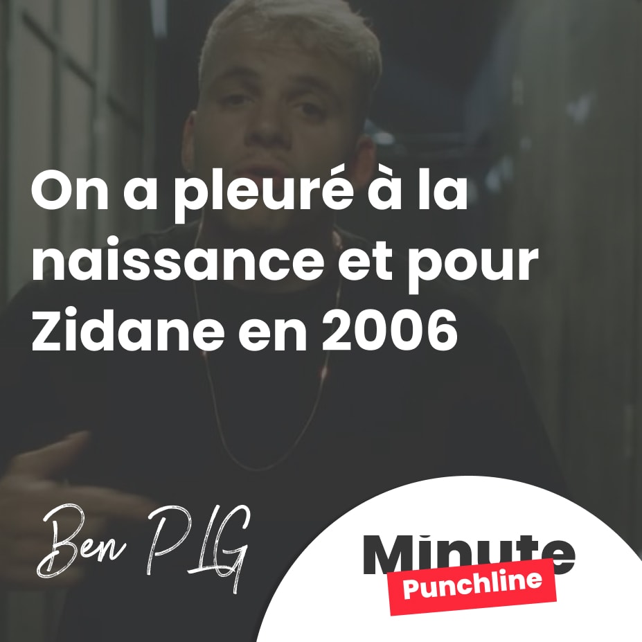 On a pleuré à la naissance et pour Zidane en 2006