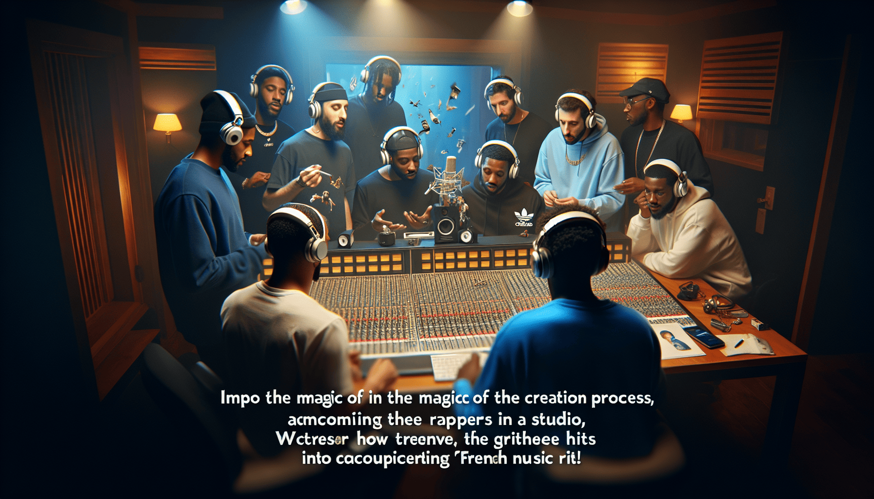 découvrez comment les rappeurs français transforment leurs idées en tubes à travers leur processus créatif en studio.